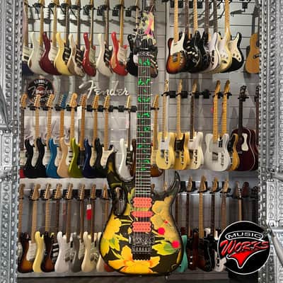 Ibanez   1991 Jem 77 Fp Floral Pattern + Har DC Ase True Vintage image 2