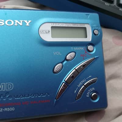 Sony MD Mini Disc MD MZ R500 2001 - Blue image 2