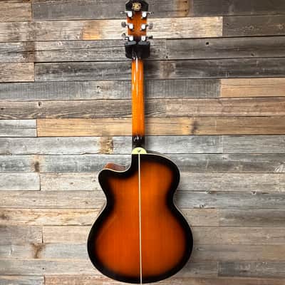 Washburn EA15ITB Festival Series Mini Jumbo with Electronics 2010s - Ice Tea Burst image 7