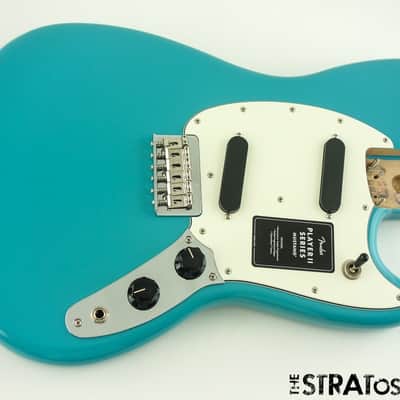 Fender Player II Mustang Series LOADED BODY Alder Offset Shape Aquatone Blue image 1