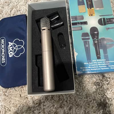 AKG C1000 S Small Diaphragm Multipattern Condenser Microphone 2000s - Nickel image 2