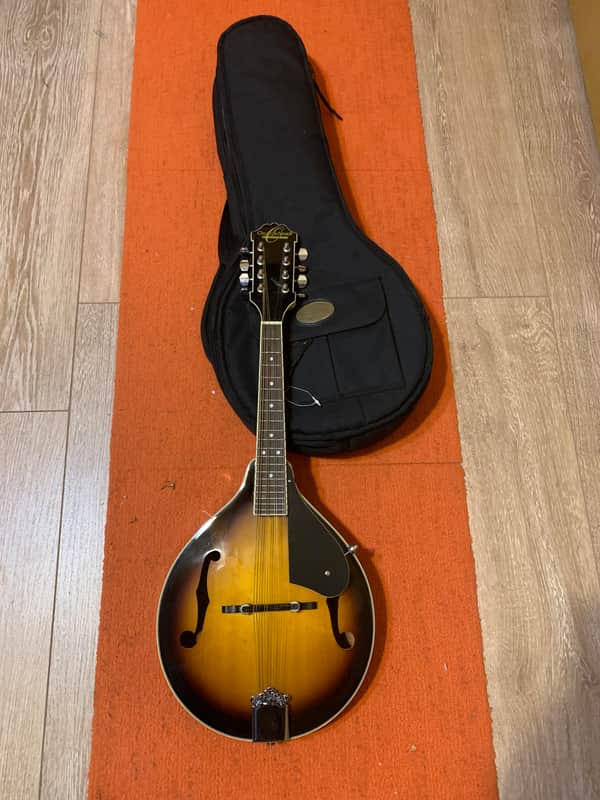 Oscar Schmidt Washburn OM-10 Mandolin and Superior Case Gigbag 2000s - Sunburst
