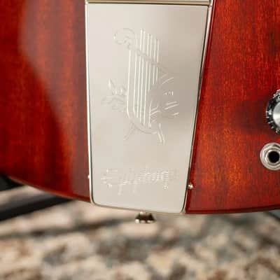 Epiphone 1964 SG Standard with Maestro Vibrola Reissue Electric Guitar - Cherry Red with Hardshell Case image 13