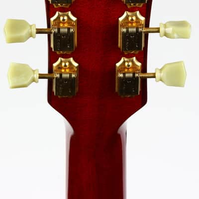 Gibson USA 50s Les Paul Standard Plus 2006 | Black Cherry Flametop Gold Hardware AA Top image 18