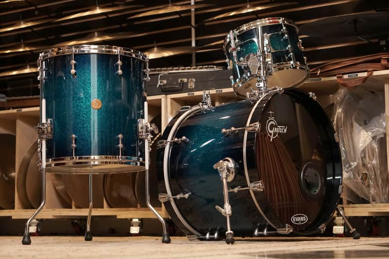 Gretsch 12/16/20/6.5x14" New Classic Drum Set - Colbalt Sparkle Fade image 1
