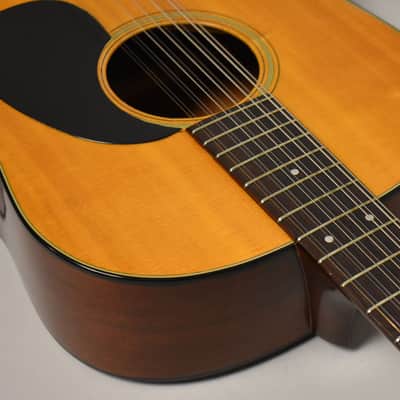 1968 Martin D-12-20 Acoustic 12-String Dreadnought Natural w/OHSC image 10
