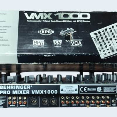 Behringer PRO MIXER VMX1000 7-Channel DJ Rack Mixer - Excellent Condition with Original Box image 2