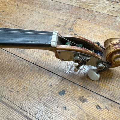 Vintage Czech Stradivarius Copy Violin Husk for parts/repair project image 2