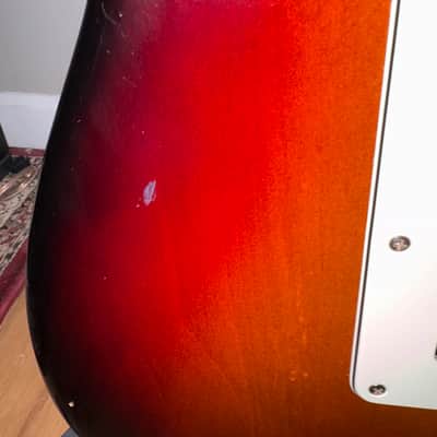 Fender American Standard Stratocaster.  2015 Sunburst-Modified with  premium components  see below Charm of an old guitar with the guts of a new one! image 12