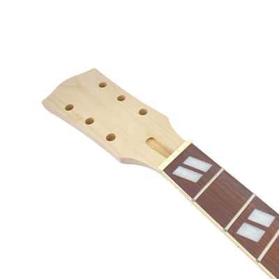 Electric Guitar Neck Replacement  Maple Neck with Rosewood Fingerboard, Unfinished image 5