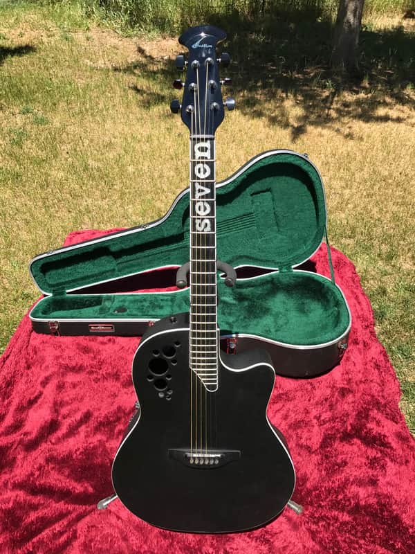 Ovation MT37-5 Mick Thomson signature 2008 black | Reverb