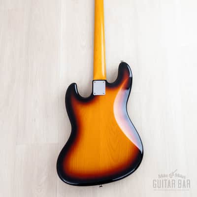 2005 Fender ‘62 Jazz Bass DiMarzio Collection JB62-110DMC Sunburst Lacquer, Japan CIJ image 3