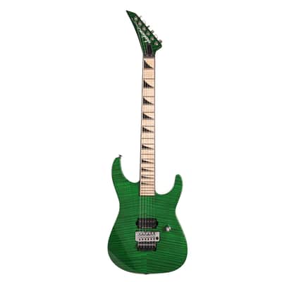 Jackson Custom Shop Soloist SL1H Flame Top Trans Green image 3