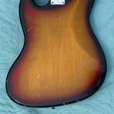 Fender Jazz Bass 1972 - Suburst - Maple Fingerboard with Black Blok image 10