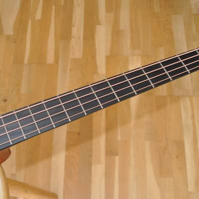 LAG Sauvage BCE / Jumbo Cutaway Electro / Acoustic-Electric 4-String Bass / Green Guitars Series / 2309LT23160 image 7