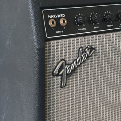 Fender Musical Instruments “Harvard” 1981 Black Tolex Combo Amp Rivera Designed Tone Machine Relic RARE image 6