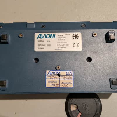 Aviom A-16II Personal Mixer 2010s - Blue image 2