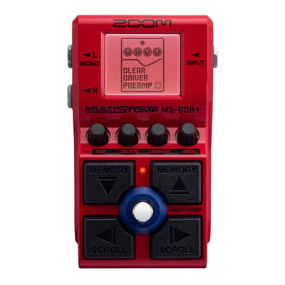 Zoom MS-60B+ Analog MultiStomp Bass Effects Pedal image 1