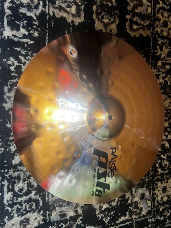 Mint Paiste 18" PST 8 Reflector Medium Crash Cymbal - Brilliant image 1