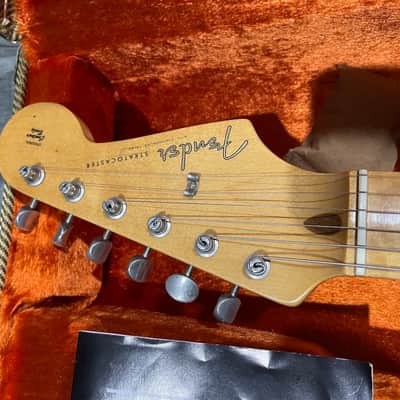Fender American Vintage '57 Stratocaster 2002 White Blonde image 7