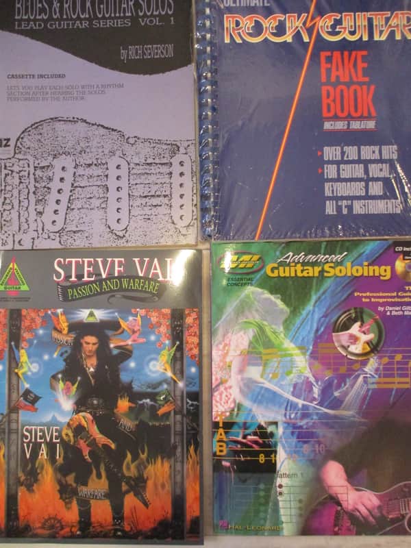 Hal Leonard Rock Tab and Instructional 1980's - 1990's  Steve Vai and more image 1