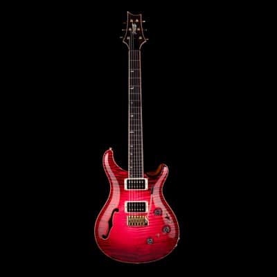 PRS Private Stock Custom 24 Semi-Hollow Piezo Blood Red Glow With Case image 2