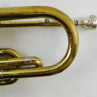 Olds Ambassador Cornet, USA, Brass with case and mouthpiece image 10