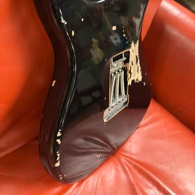 2008 Fender Custom Shop David Gilmour Stratocaster Relic Black over 3-Color Sunburst image 15