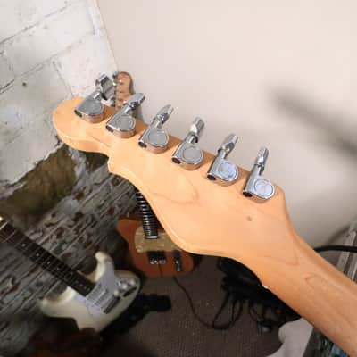 1992 G&L USA ASAT Classic Transparent Red Maple Neck image 23
