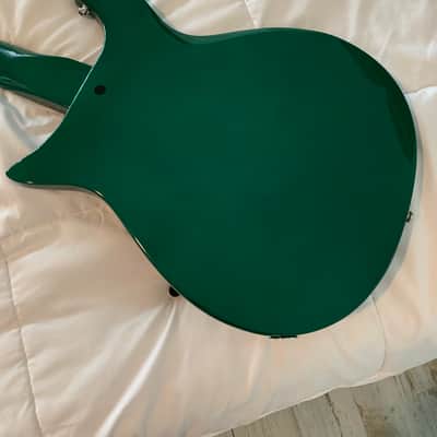 BRAND  new never played 2007 - 2008 Gretsch G5135 Electromatic G. Love Signature Corvette Phili-Green with Competition Stripe 2020 - image 9