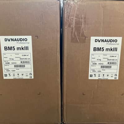 Dynaudio BM5 MkIII 100-Watt Active 5" Studio Monitor Speakers (Pair) 2010s - Black NEW in OPEN BOX Free Shipping image 11