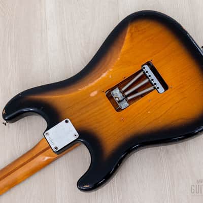1999 Fender American Vintage ‘57 Stratocaster Sunburst, 100% Original w/ Case image 15