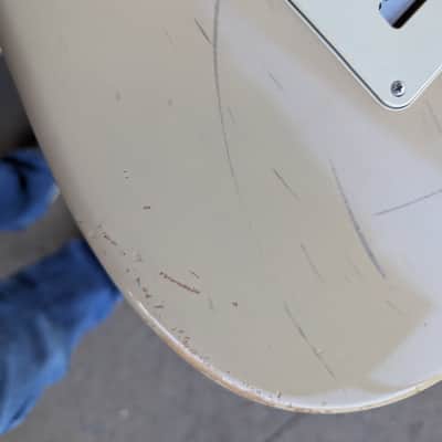 Fender Stratocaster Hwy 1 2006 - vintage white image 8