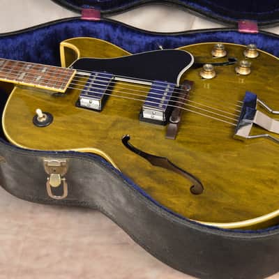 Vintage 1966 Gibson ES-175D - Super Rare "Royal Olive" factory finish Custom Order!  Amazing player! image 25
