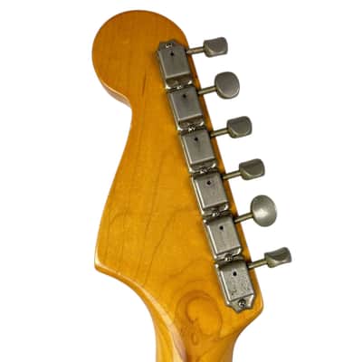 Fender Japan 66 Reissue Jazzmaster 1999-2002 - Candy Apple Red - Matching Headstock image 11