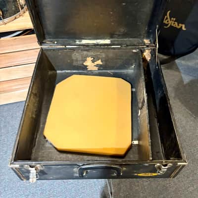 Ludwig Original Vintage Suite Case Snare Drum Case, Yellow/Gold Badge, Keystone Era 1960s! image 9