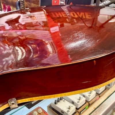 Gretsch 1968 Chet Atkins Tennessean Model 6119 Electric with Bigsby, Translucent Red Walnut Stain with New Hardshell Case - Pre Owned image 23