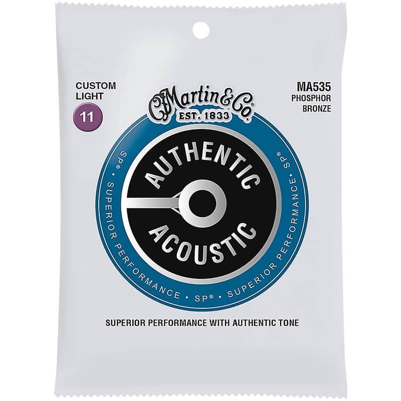 Martin Authentic SP Custom Light Phosphor Bronze 11-52 MA535 image 1
