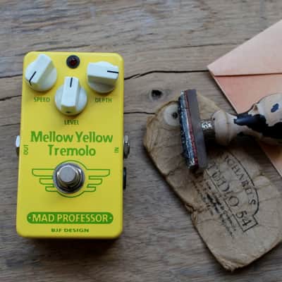 Reverb.com listing, price, conditions, and images for mad-professor-mellow-yellow-tremolo