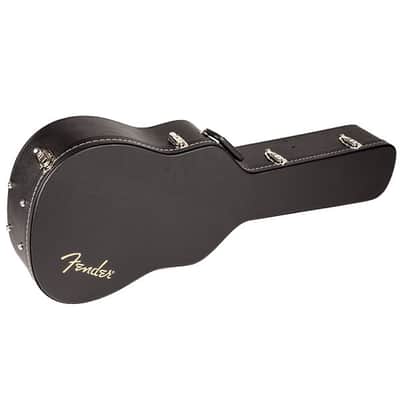 Fender Case for Dreadnought/12-String Flat Top Black image 7