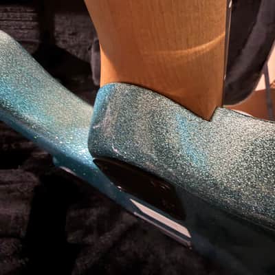 Ernie Ball stingray special HH Aqua sparkle stingray special 2019 - Aqua sparkle image 5