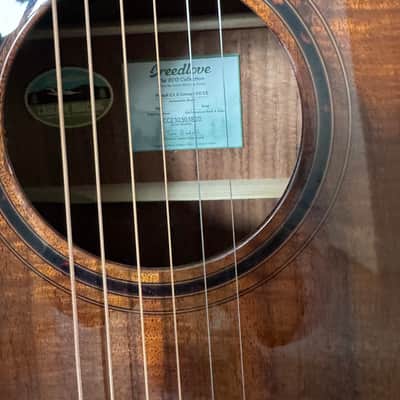 Breedlove Pursuit Exotic S Concert CE All Koa 2021 - Present - Edgeburst image 4