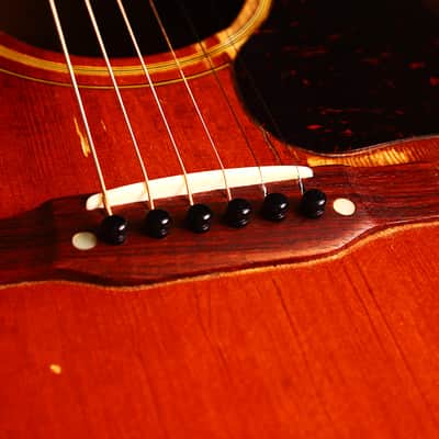 Gibson Southern Jumbo 1943 Banner acoustic guitar - war years, character and the unmistakable Gibson slope-shoulder sound - check video! image 14