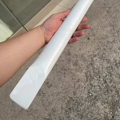 1 Left hand Round stainless steel 22 frets White gloss finish Maple guitar neck 25.5inch hole 10mm image 4