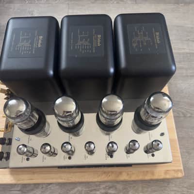 McIntosh MC275 MkII Commemorative Edition 75-Watt Stereo Tube Power Amplifier 1993 - 1994 - Silver image 4