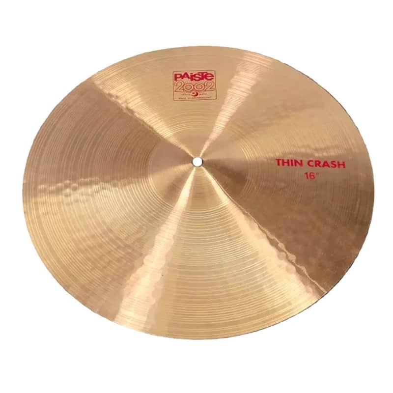 Used Paiste 2002 Thin Crash 16" - Fair image 1