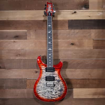 NEW! PRS SE Custom 24-08 Quilt Charcoal Cherry Burst image 2