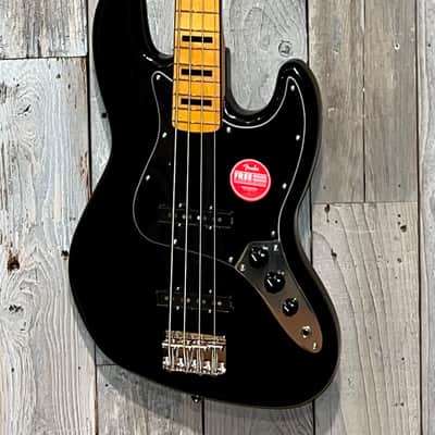 Squier Classic Vibe '70s Jazz Bass  Black , Super Kool Fender J-Bass In Stock Ships Ultra Fast ! image 3