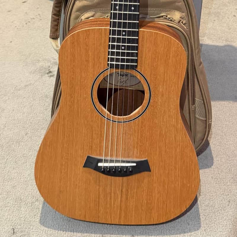 Taylor BT2e Baby Taylor Mahogany Acoustic-Electric Guitar w/ Gig Bag (Pre-Owned) image 1