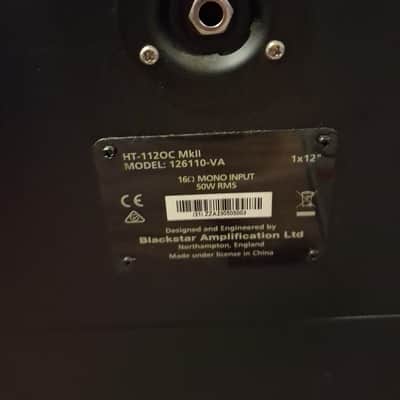 Blackstar HT-112OC MKII Slanted Front 50-Watt 1x12" Guitar Speaker Cabinet 2019 - Present - Black image 3